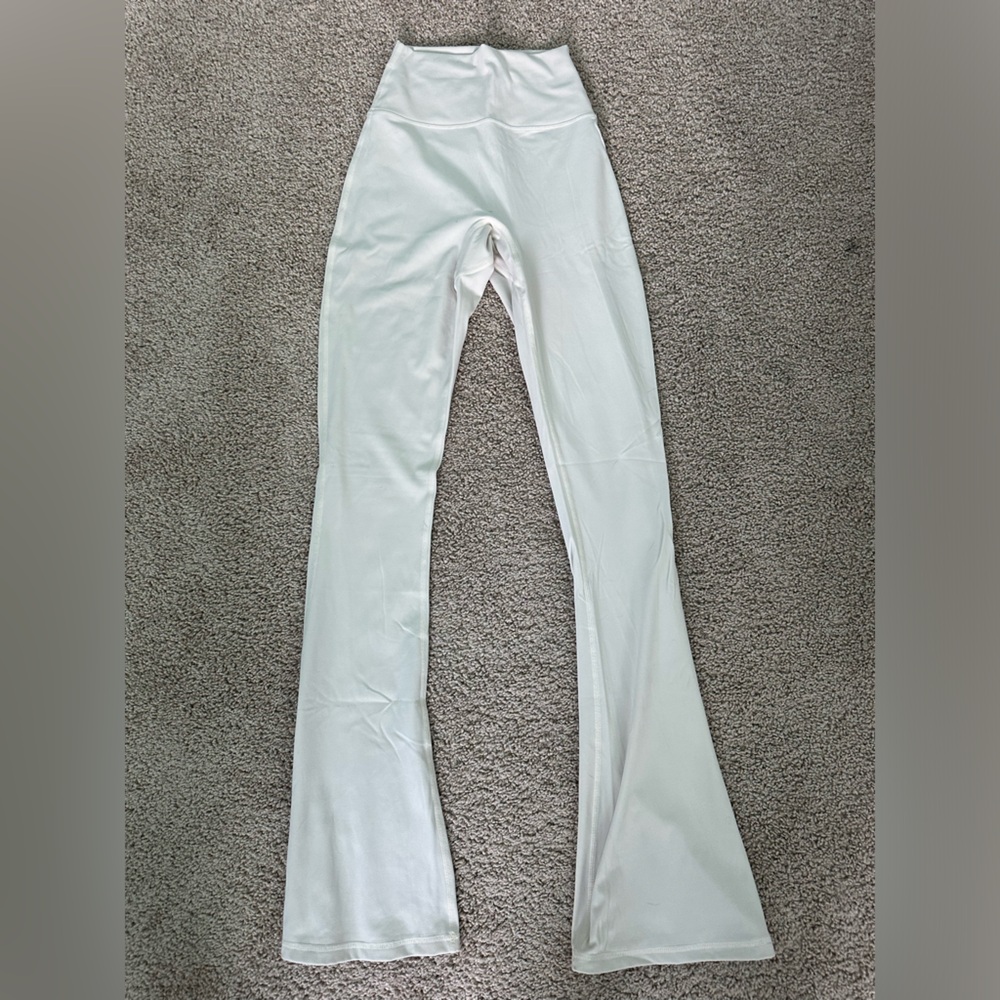 BuffBunny Ivory Flare Leggings